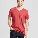 Red V-Neck